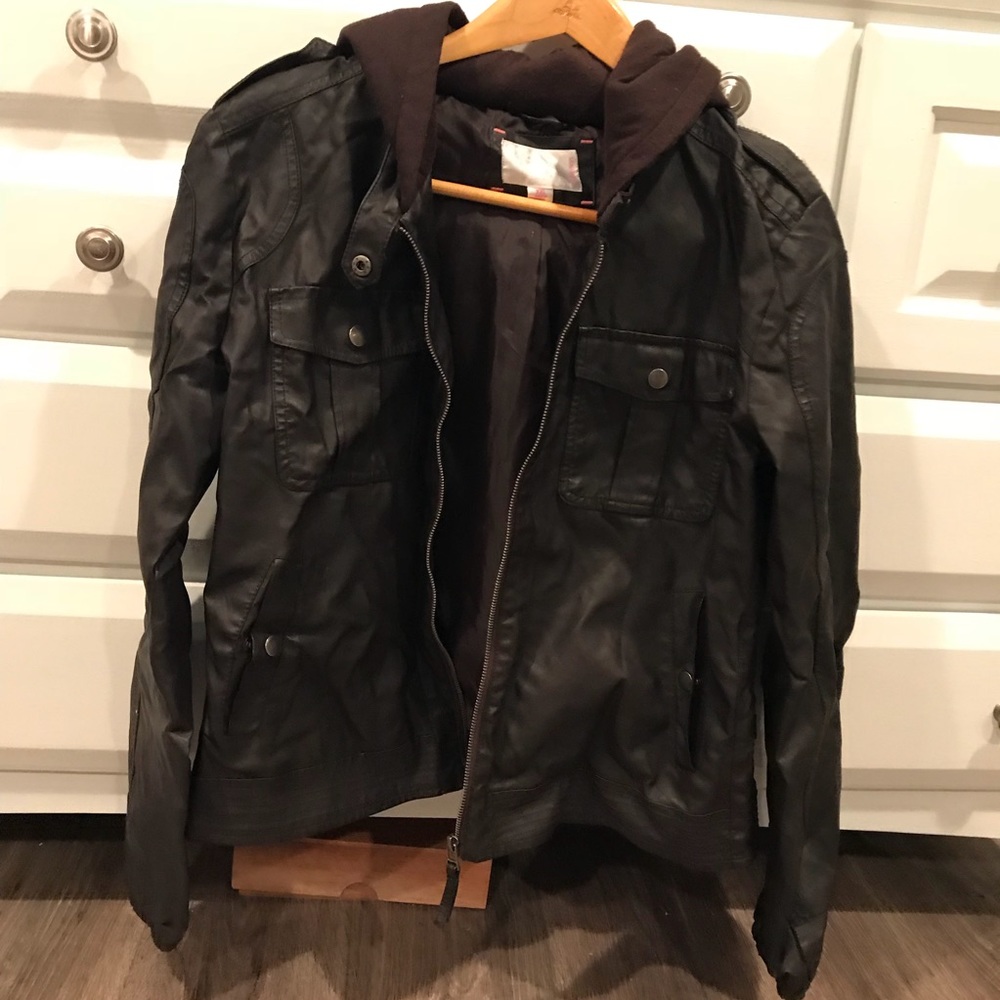 Faux leather jacket  XXL